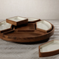 Lazy Susan With 5 Condiment Sections