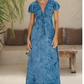 Khush Avelie Dress- Hazy Denim