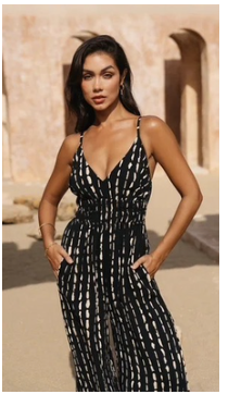 Khush Perola Jumpsuit-Current Black