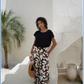 Khush Johanna Pant - Bloomtide Black