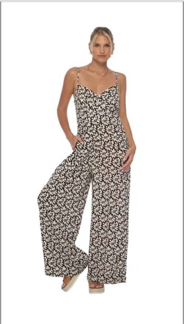 Khush Morena Jumpsuit-Bloomcrest Black