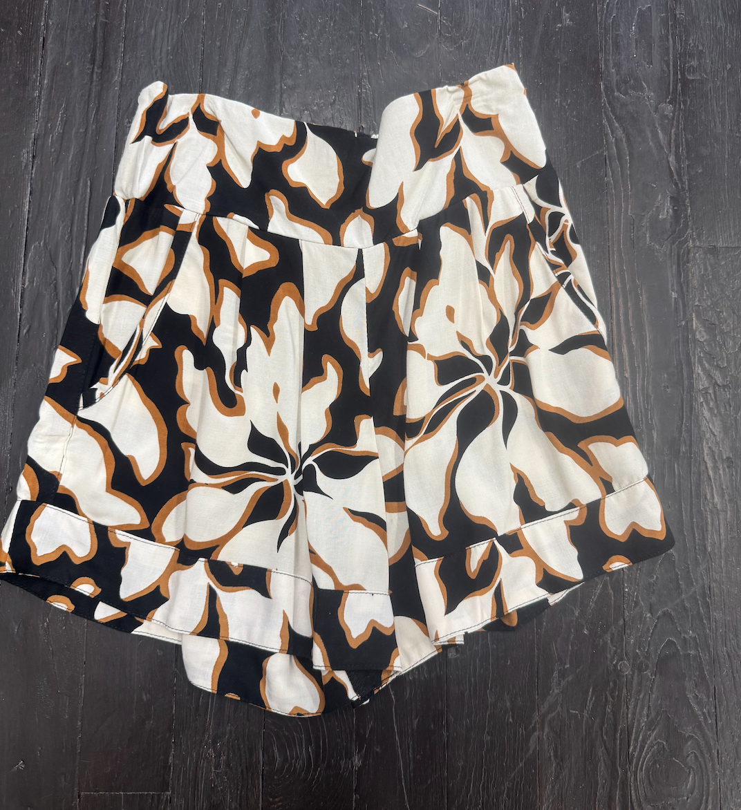 Khush Mar Shorts-Bloomtide Black