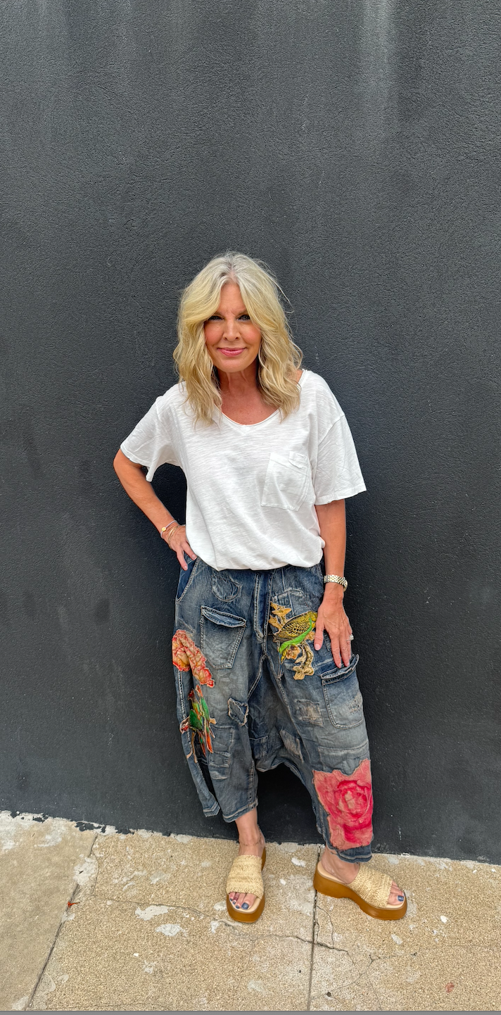 House of Jaded Gypsy Drifted Trail Harem Pants