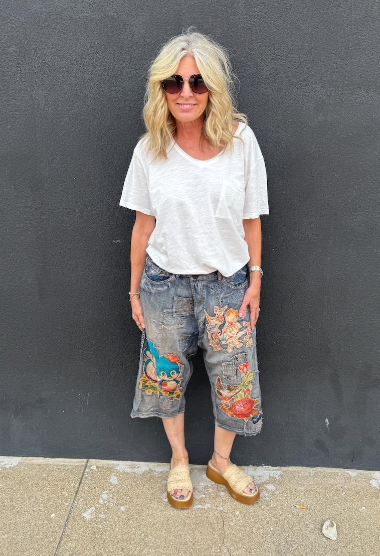 House of Jaded Gypsy Desert Drift Shorts- Flutter Away