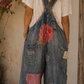 House Of Jaded Gypsy Sun Faded Trail Overalls - Love