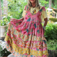 Jaded Gypsy Drift Into Bloom Dress- OS