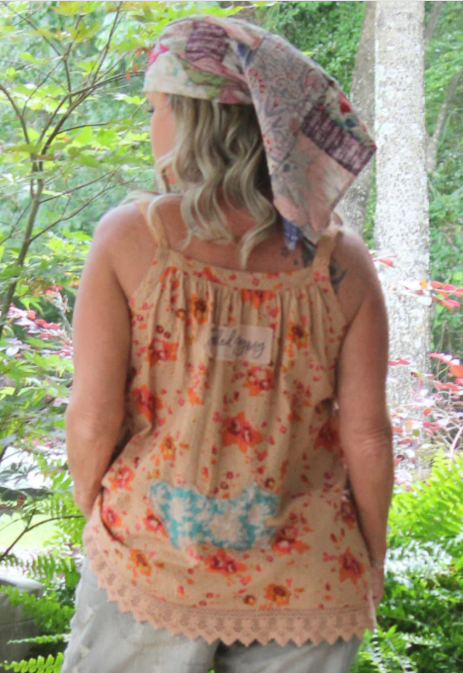Jaded Gypsy Field of Flowers Tank
