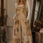 House of Jaded Gypsy Floral Meadows Overalls