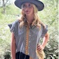 Jaded Gypsy Love Letters Top Striped