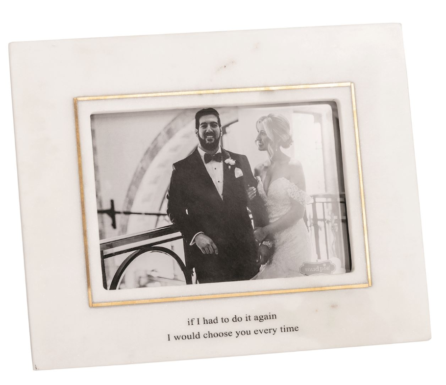 Choose You Gold Inlay Photo Frame