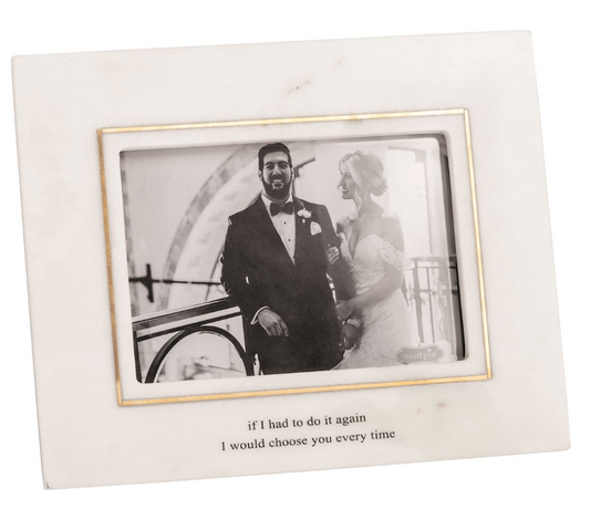Choose You Gold Inlay Photo Frame