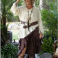 Jaded Gypsy Whispering Hour Wrap Skirt-O/S