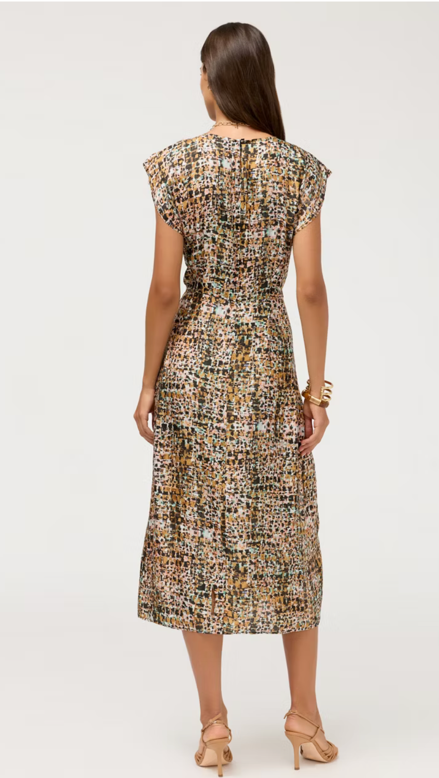 Johnny Was Delcie Midi Dress in Fontana