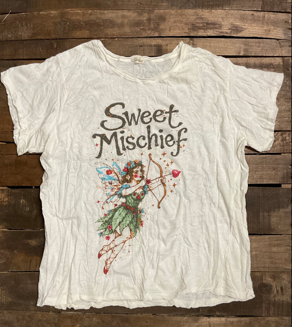 House of Jaded Gypsy Worn and Weathered Tee – Sweet Mischief