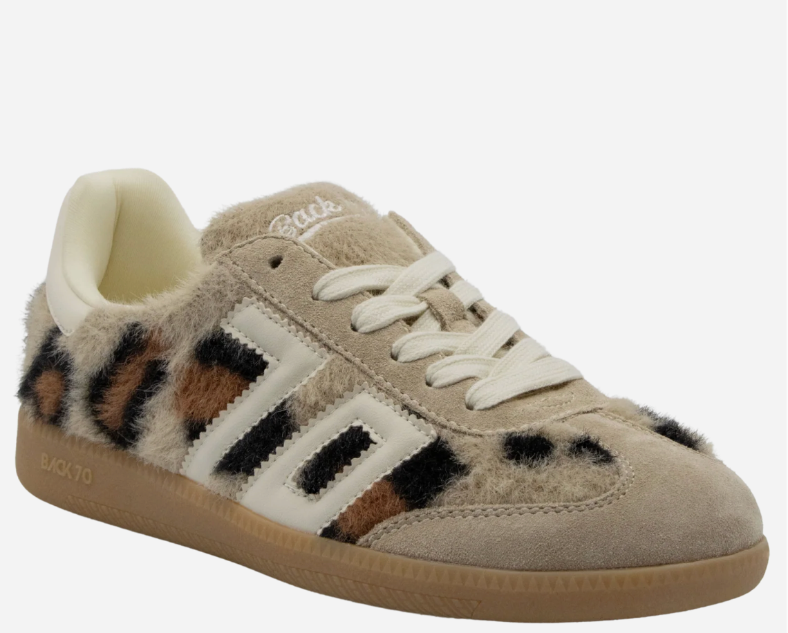 Back 70's Mohair Camel Butter Women's Sneakers | Luxe Streetwear