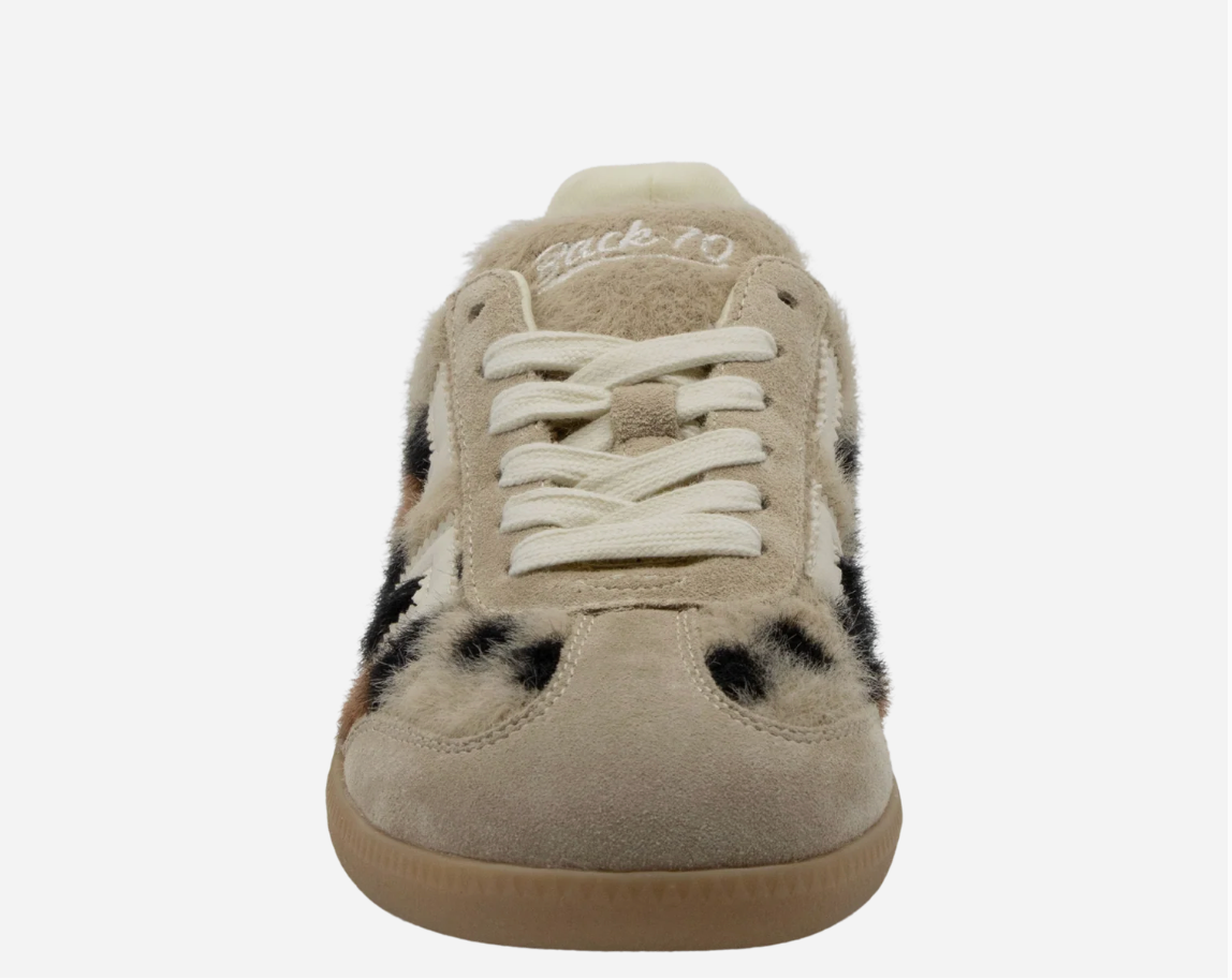 Back 70's Mohair Camel Butter Women's Sneakers | Luxe Streetwear