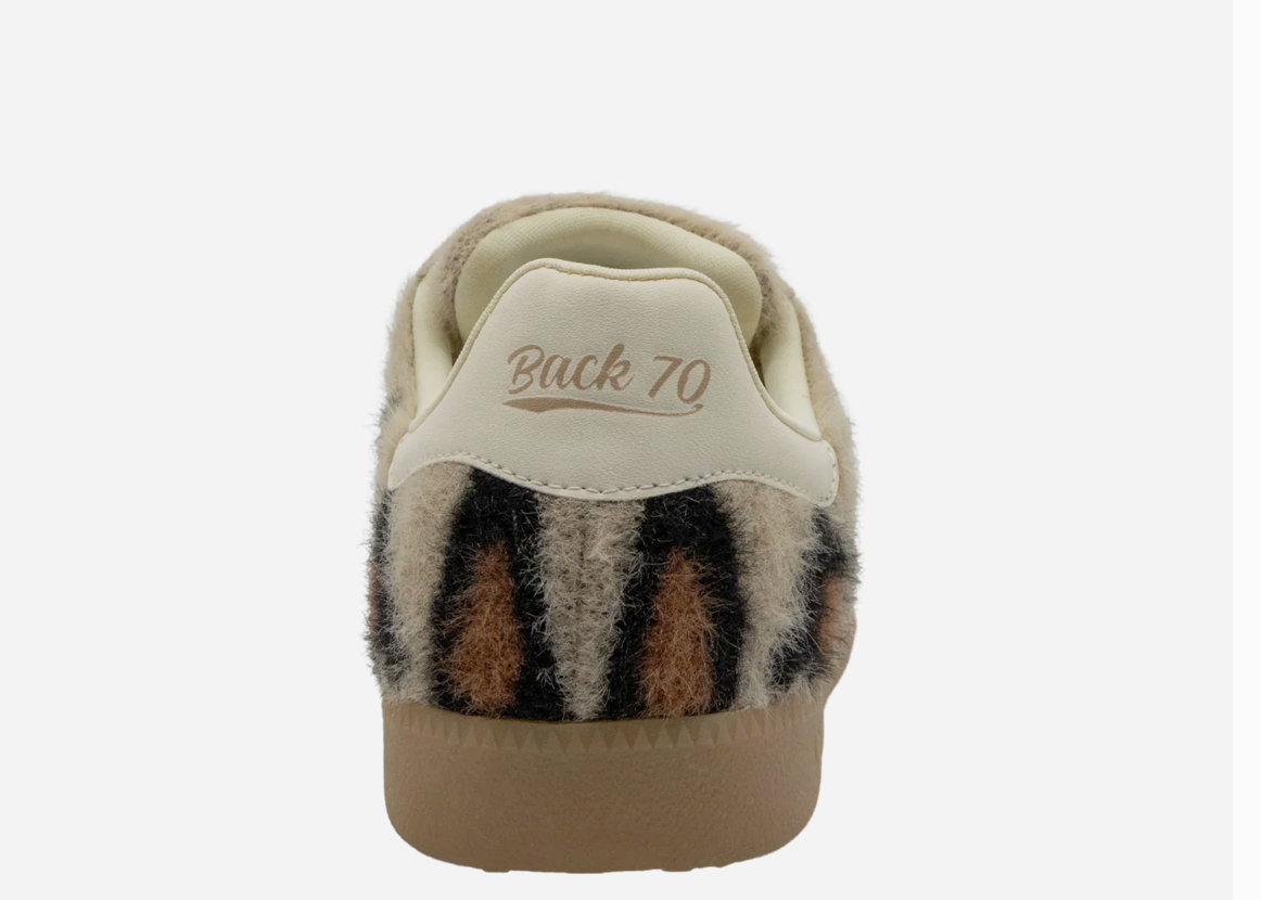 Back 70's Mohair Camel Butter Women's Sneakers | Luxe Streetwear