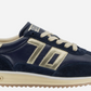 Back 70's Jogger N Navy & Gold Women's Sneakers | Luxe Streetwear