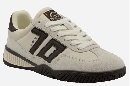 Back 70's Fireball Butter & Coffee Women's Sneakers | Luxe Streetwear
