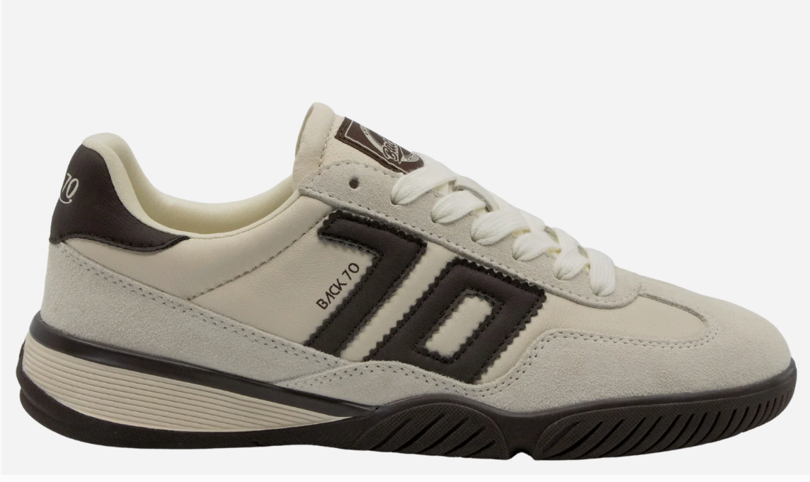Back 70's Fireball Butter & Coffee Women's Sneakers | Luxe Streetwear