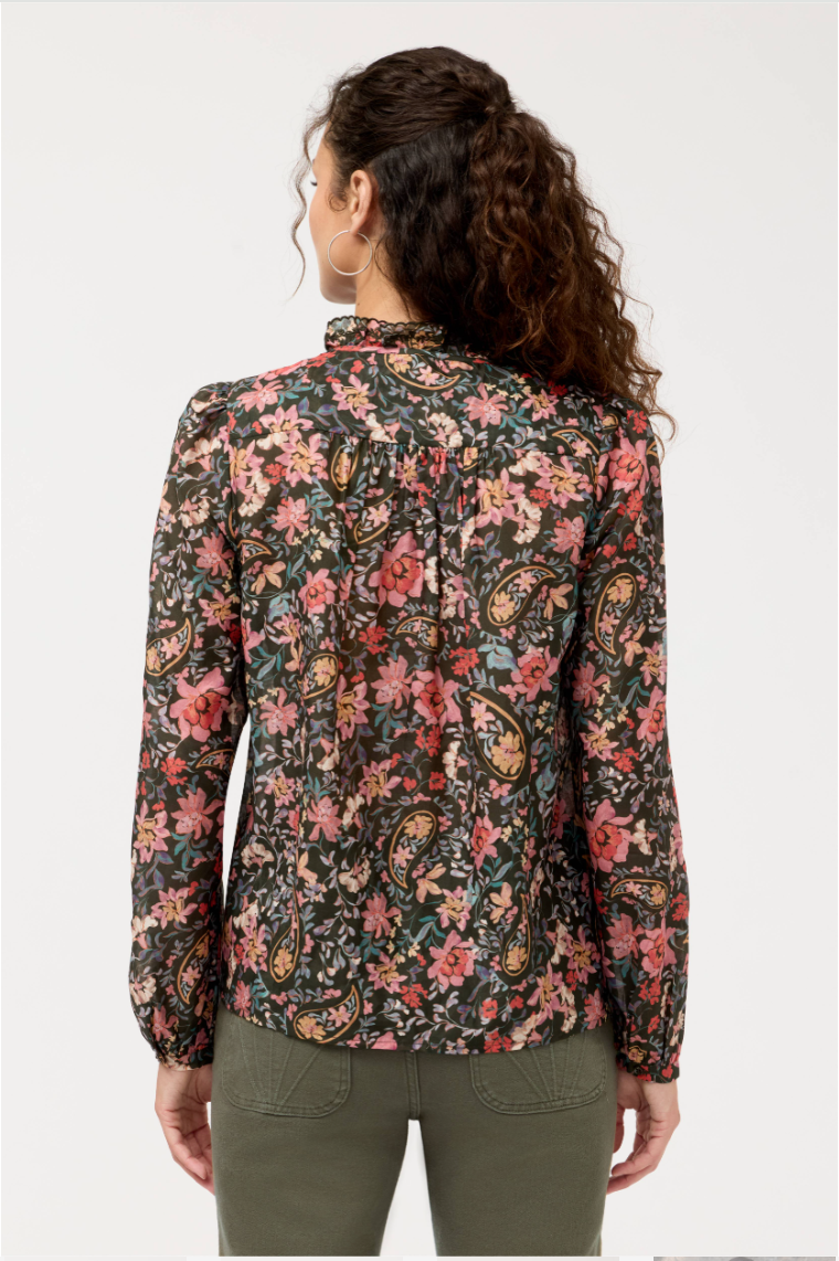 Johnny Was Hanneth Pintuck Blouse - English