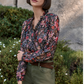 Johnny Was Hanneth Pintuck Blouse - English
