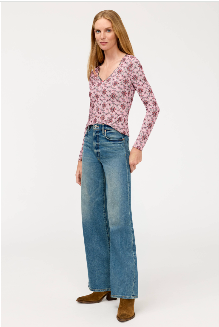 Johnny Was Lindey Long Sleeve Reversible Tee - Asher