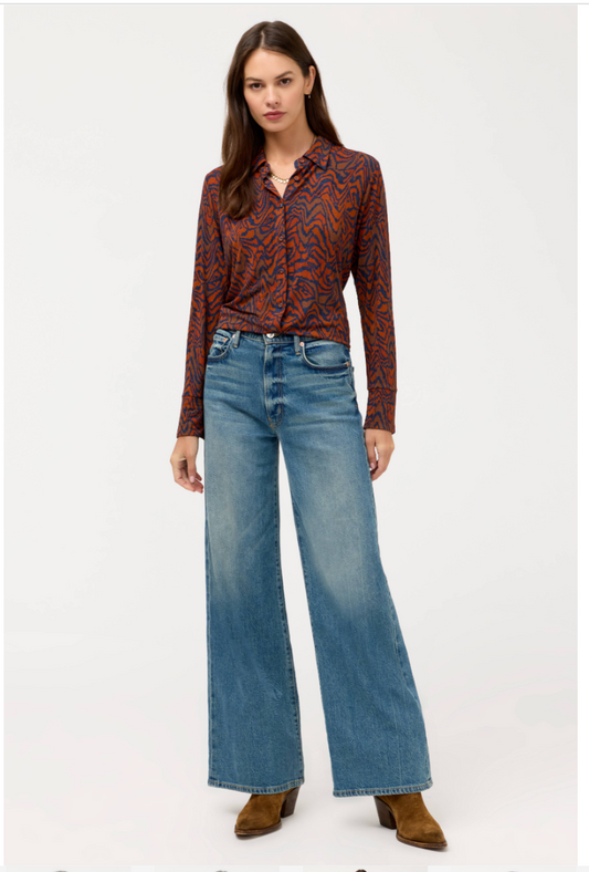Johnny Was Janie Favorite Button-Front Shirt