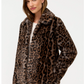 Johnny Was Faux Fur Cropped Coat - Farrah Leopard