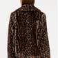 Johnny Was Faux Fur Cropped Coat - Farrah Leopard