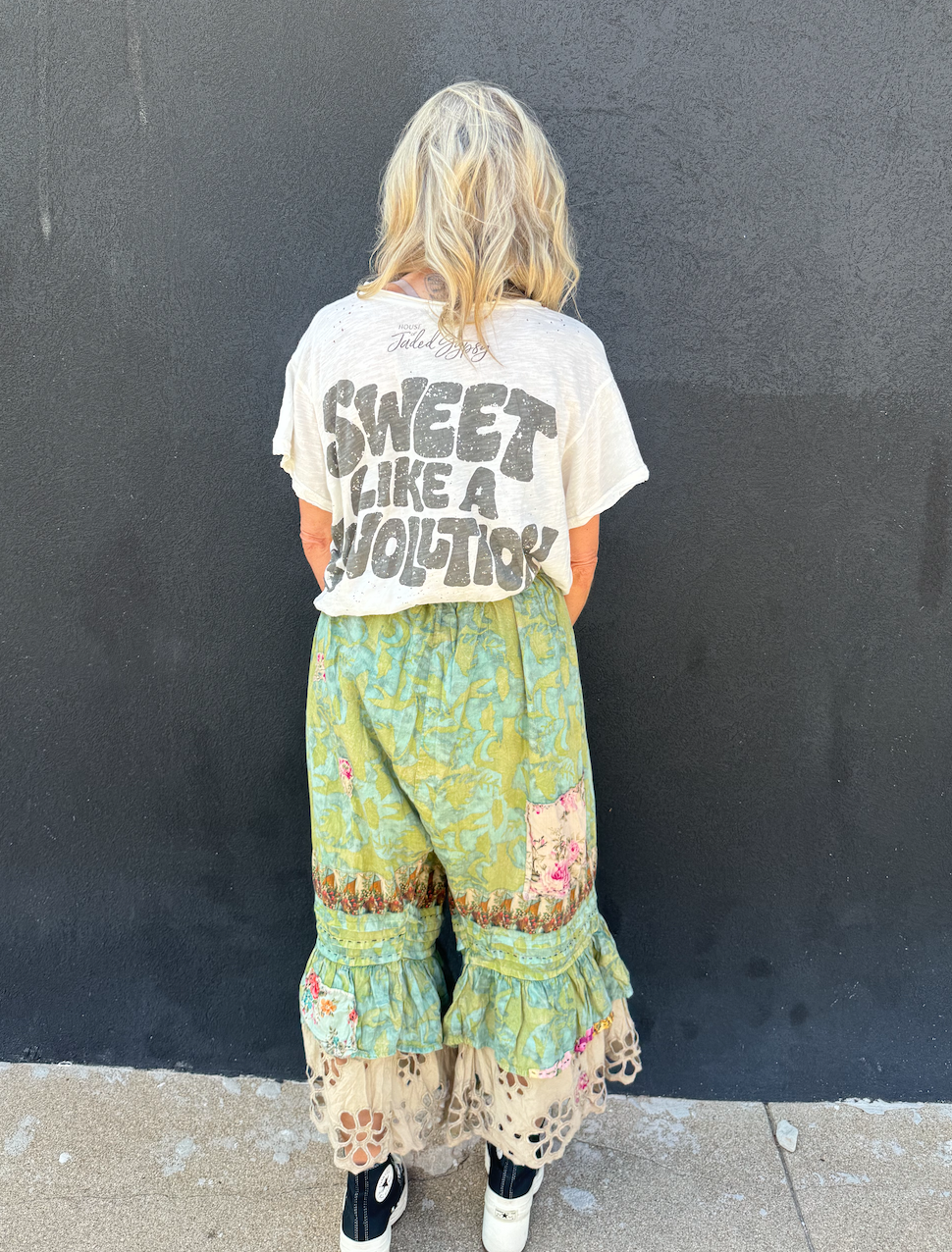 House of Jaded Gypsy Faded Garden Bloomers - Ocean