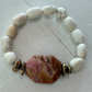 Pink Jasper, Magnesite & Hematite Bracelet