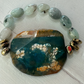 Ocean Jasper, Green Opal & Gold Hematite Bracelet