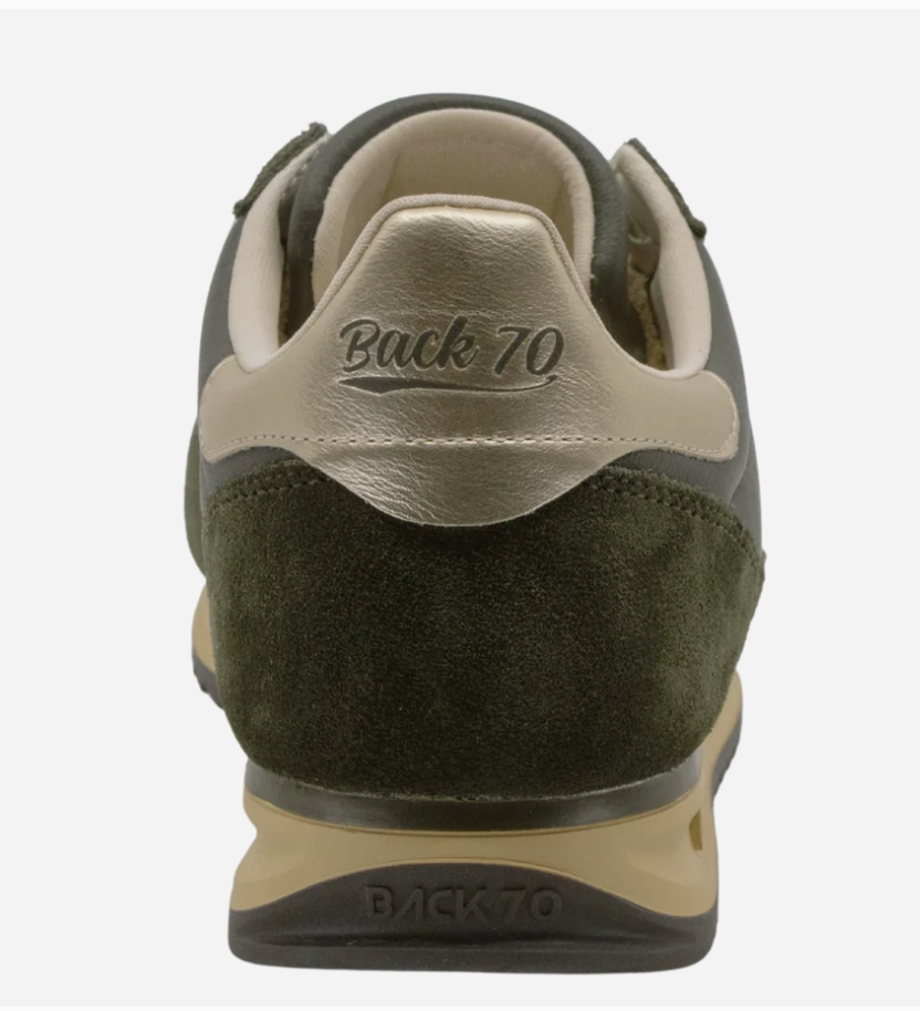 Back 70's W26 Jogger Forest Gold Sneaker