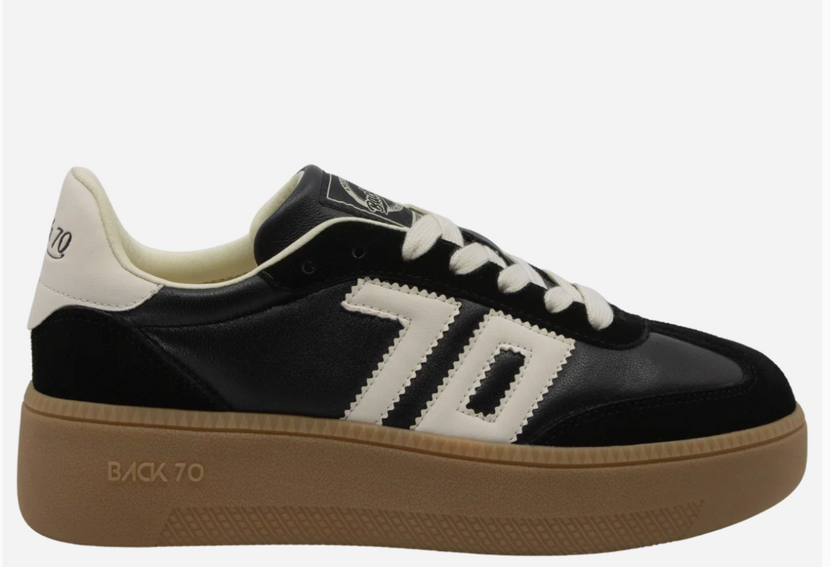 Back 70's XXL Black Butter Sneakers