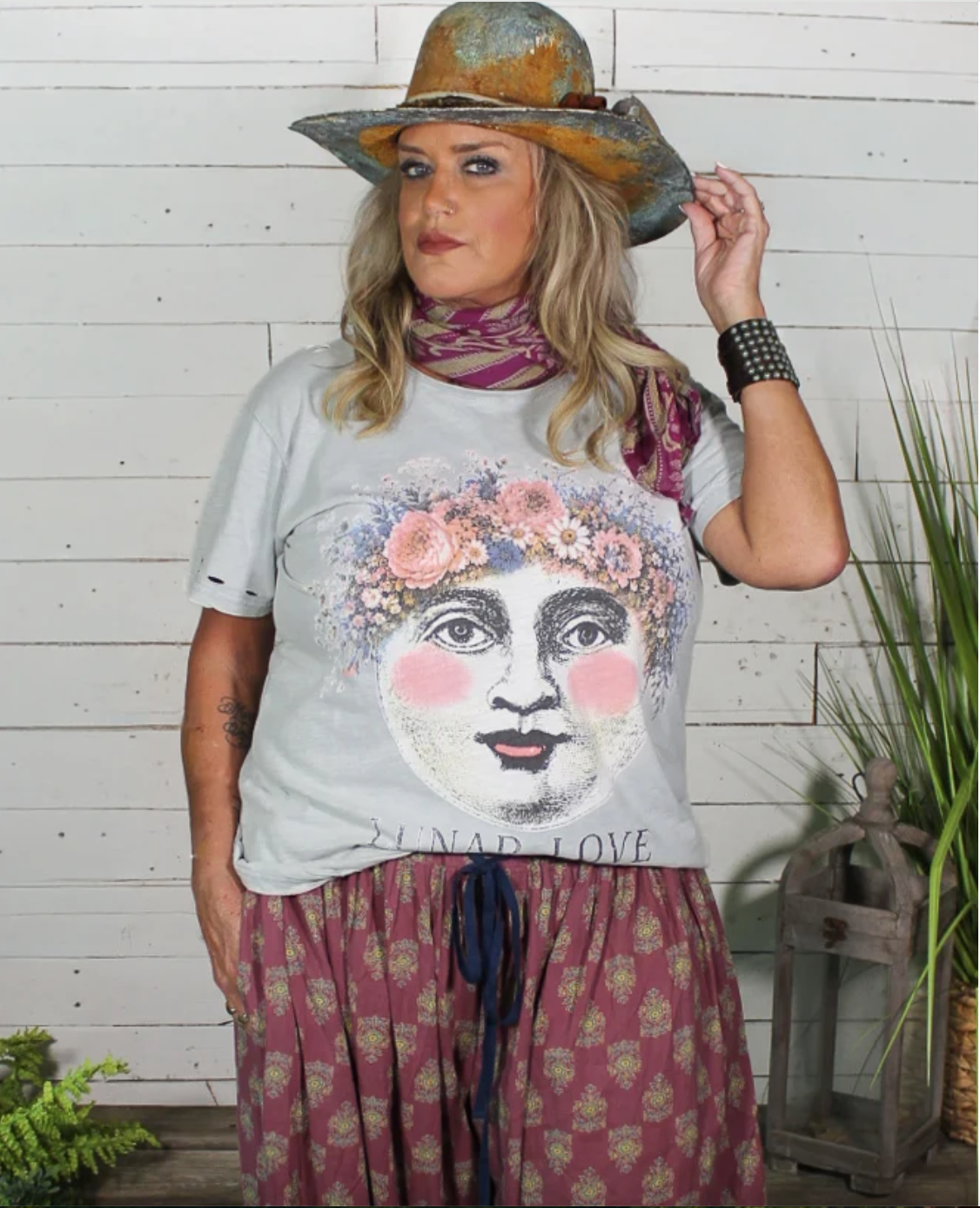 Jaded Gypsy Soft Journey Tee - Lunar Love