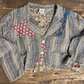 Jaded Gypsy Emberlane Cotton Jacket - Charcoal Stripe