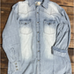 Jaded Gypsy New Frontier Shirt - Light Wash