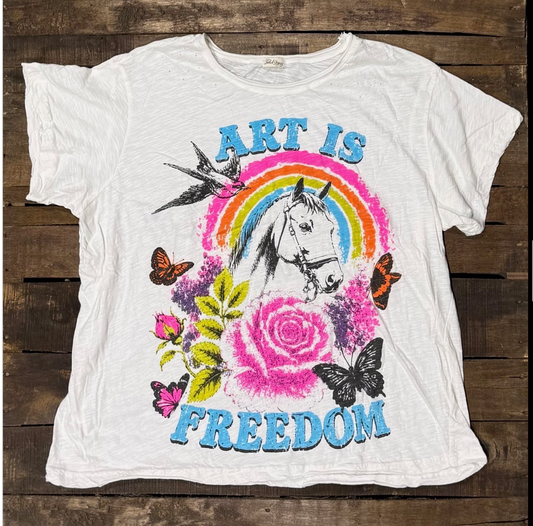 House of Jaded Gypsy Weathered and Worn Derby Tee