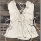 Jaded Gypsy Soft Spoken Top - Oatmeal