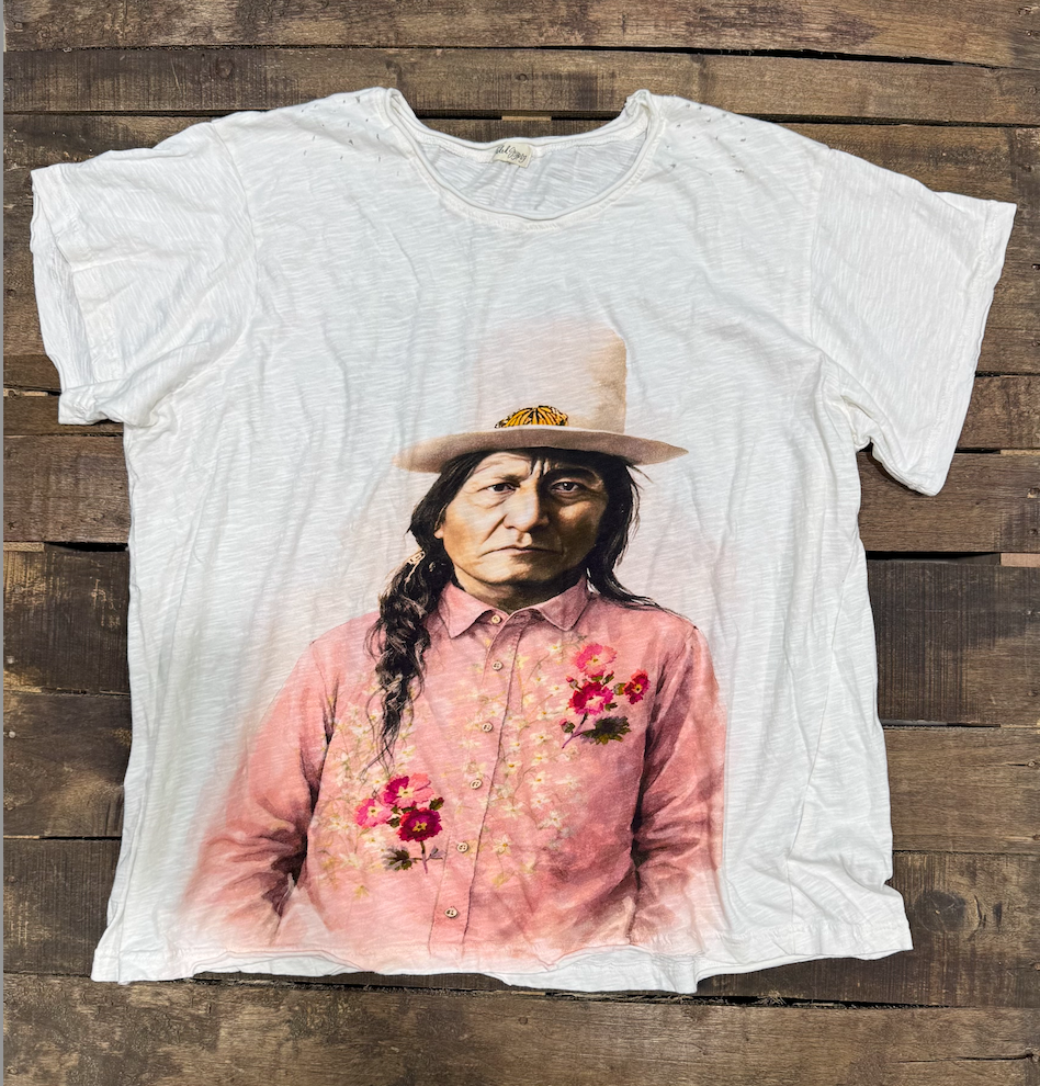 Jaded Gypsy Weathered and Worn Tee - Prairie View