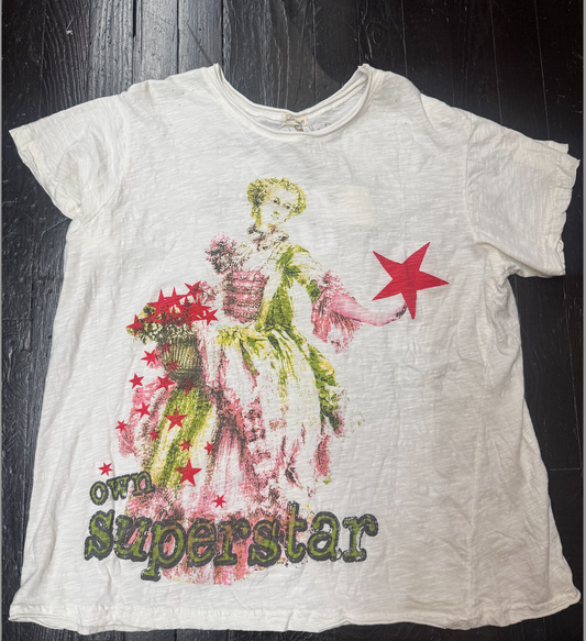 House of Jaded Gypsy Weathered and Worn Superstar Tee