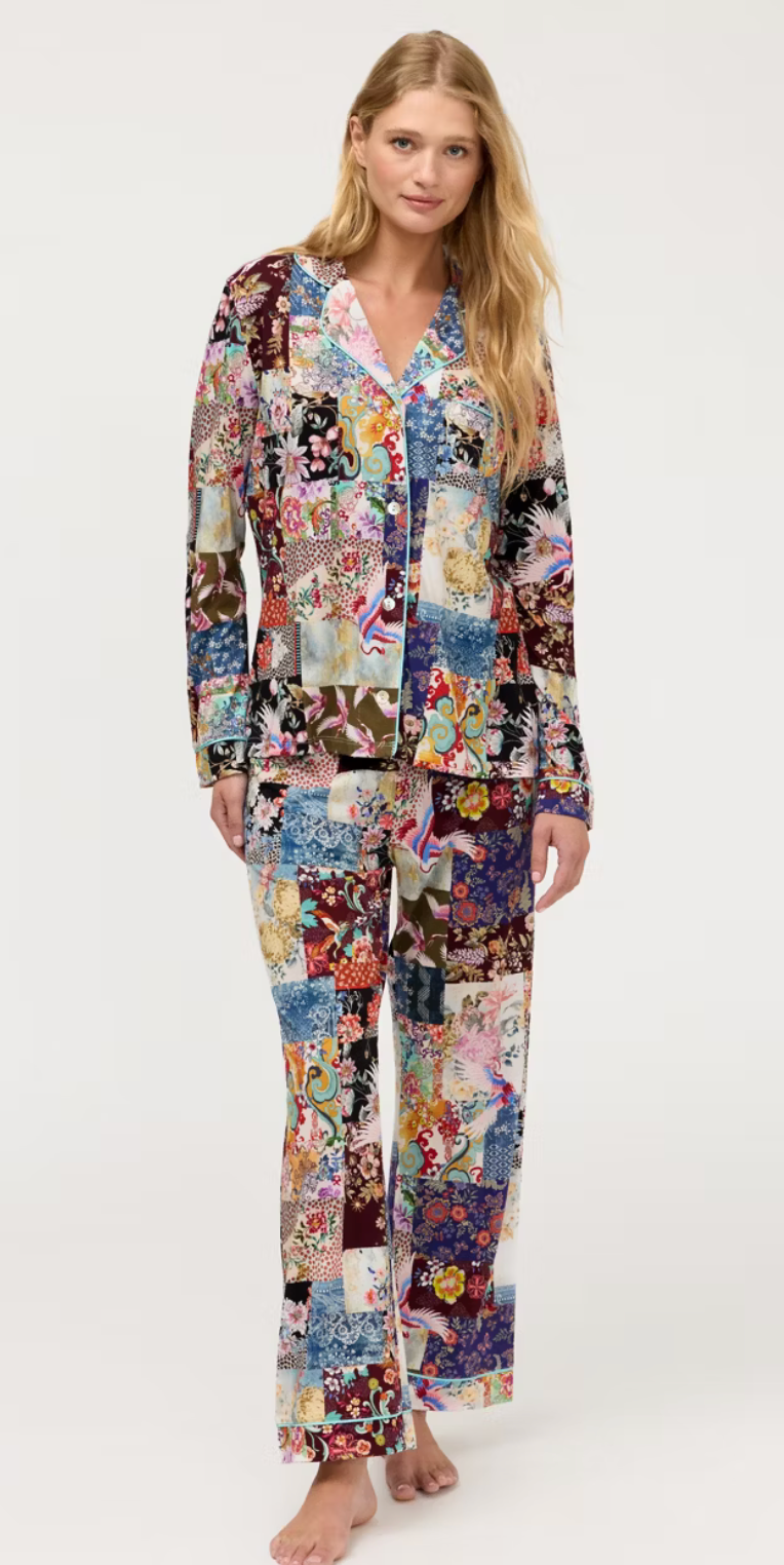 Johnny Was  Carly PJ Set - Fabiana Scarf