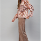 Floral and Paisley Funnel Neck Sweater