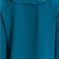 Veronica Teal Ruffle Blouse
