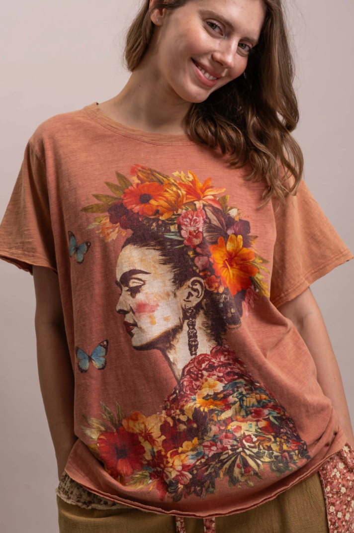Dusty Rose Frida Tee