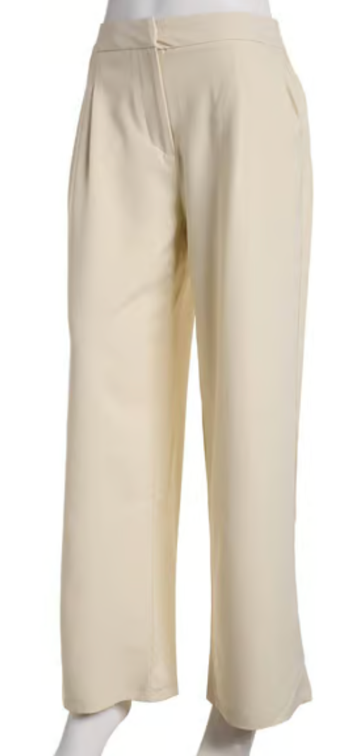 Wide Leg Knit Trouser Hemp