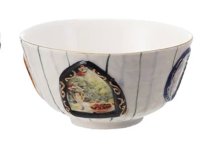 Hand Painted Stoneware Bowl