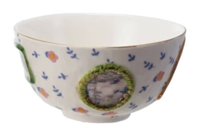 Hand Painted Stoneware Bowl