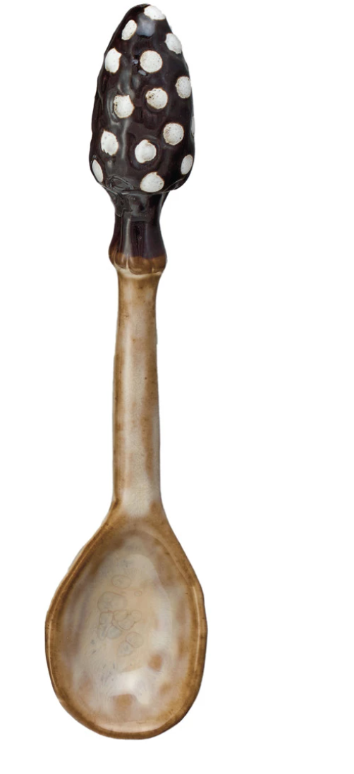 Mushroom Stoneware Spoons